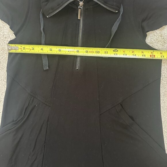 Philsophy Dress Women’s Size Large Midi Length Pockets Raw Hem Sleeve Zipper - Picture 10 of 13